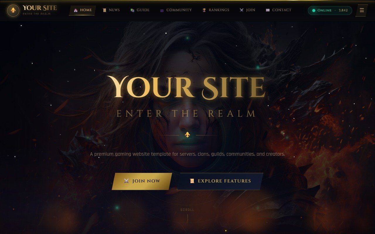 Ember Gaming Template