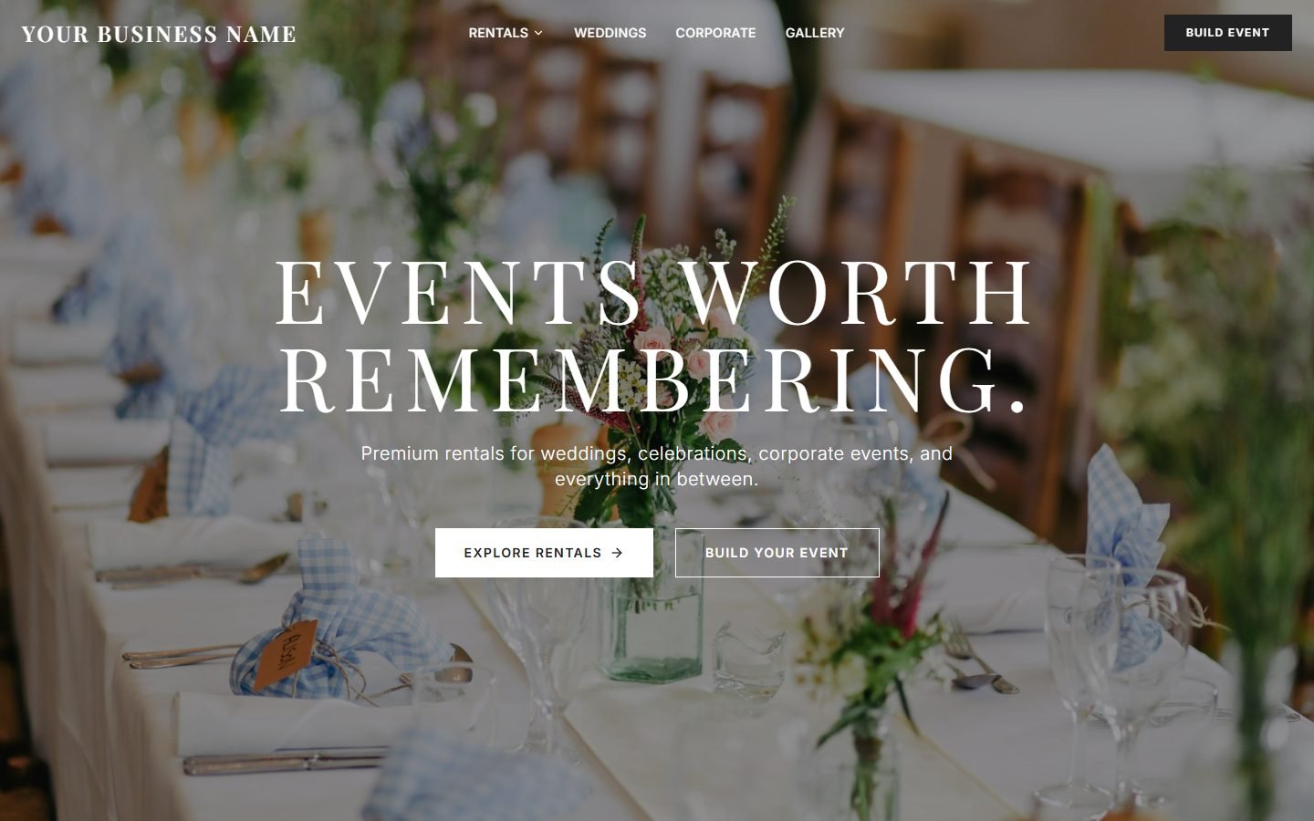 Premium Event Rentals