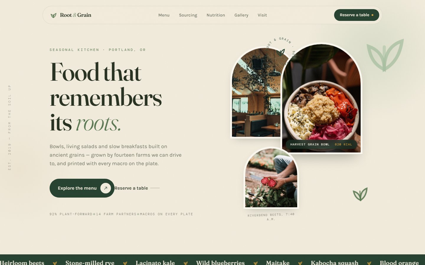 Modern Healthy Restaurant — Edition 2