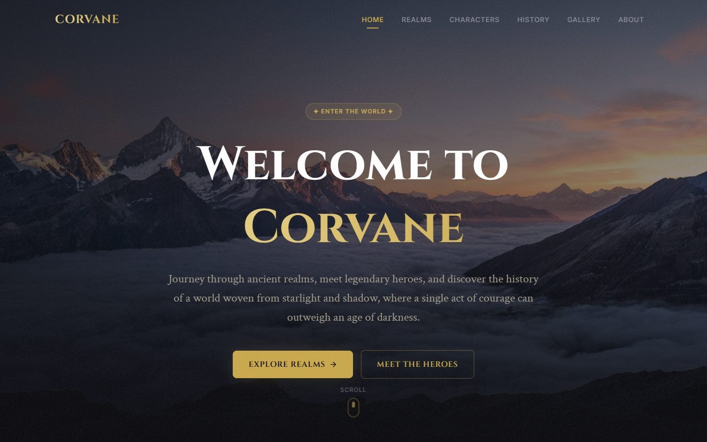 Corvane — Fantasy World