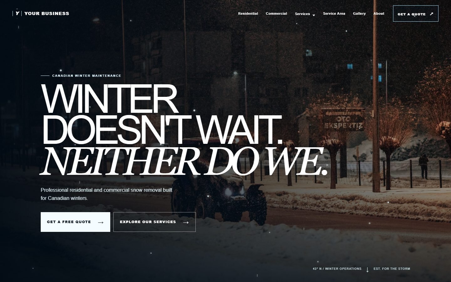 Snow & Ice Co. — Edition 3