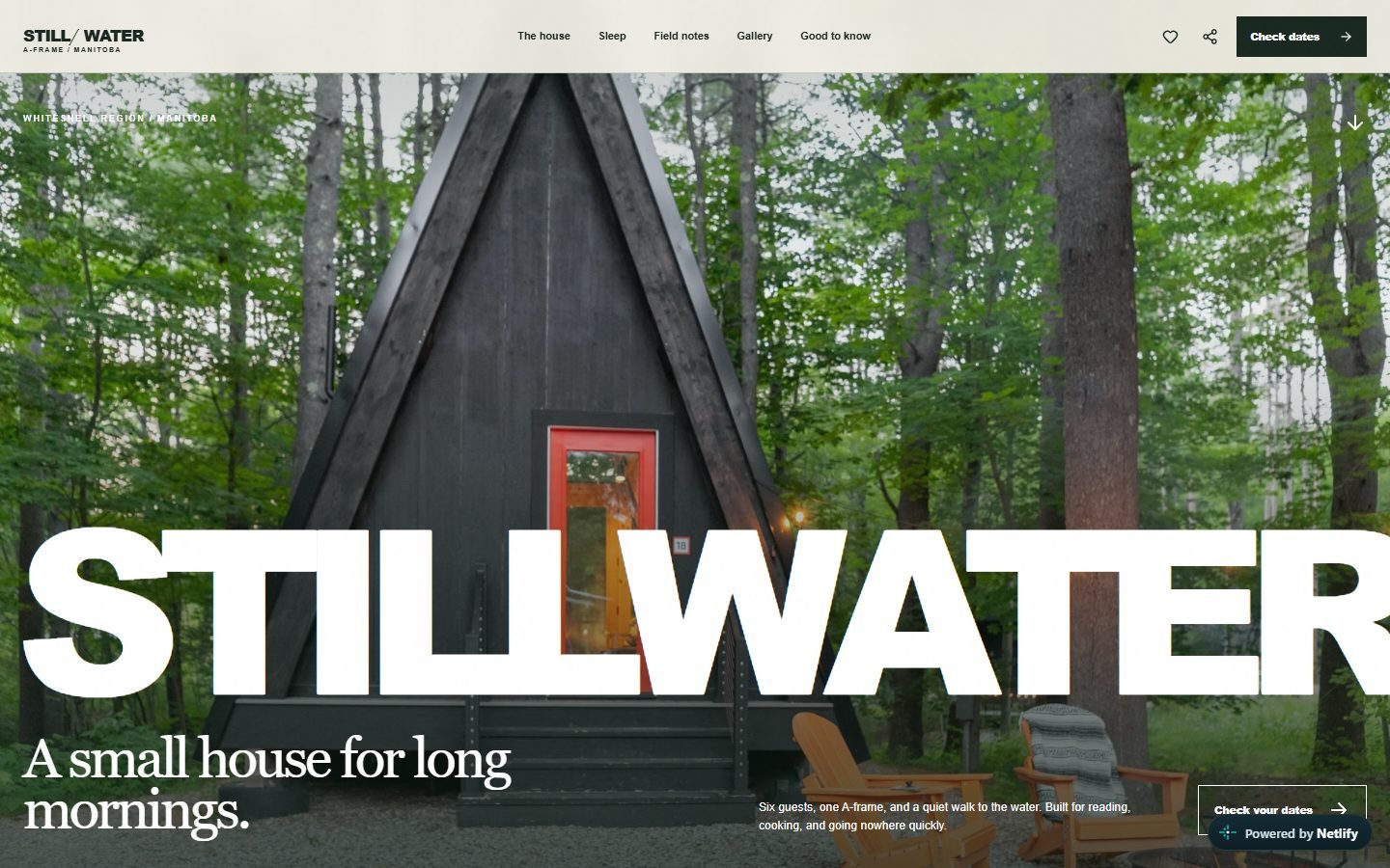 Stillwater A-Frame Cabin