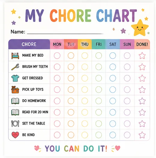 My Chore Chart (Family)