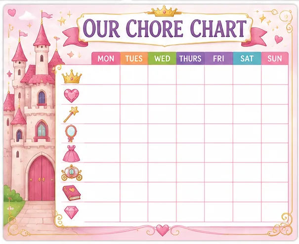 Royal Castle Chore Chart