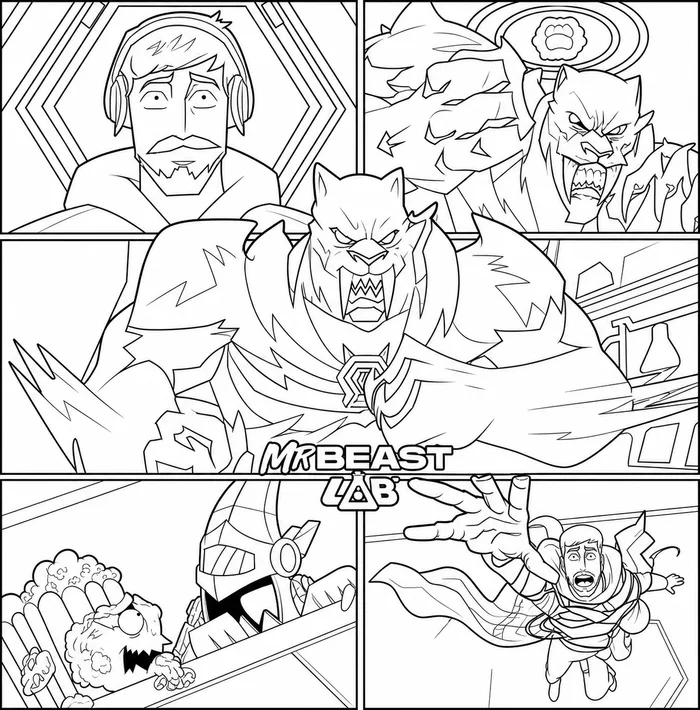 BeastLabs Coloring Page 7