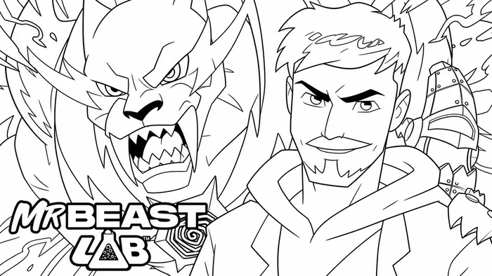 BeastLabs Coloring Page 9
