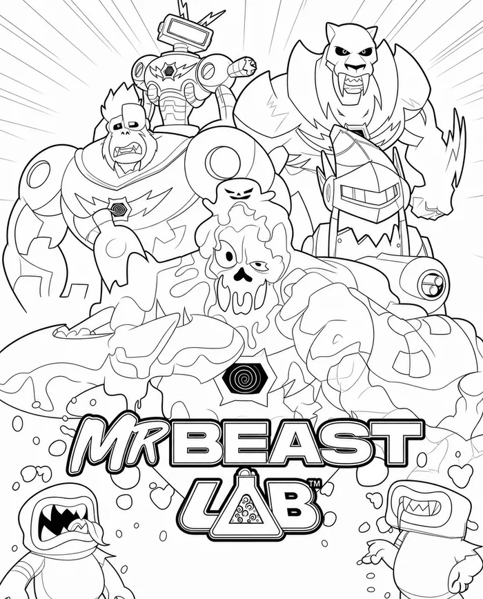 BeastLabs Coloring Page 16