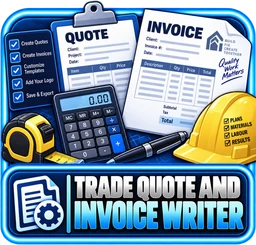 Trade Quote & Invoice Writer